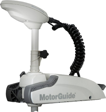 Saltwater trolling motor with gps